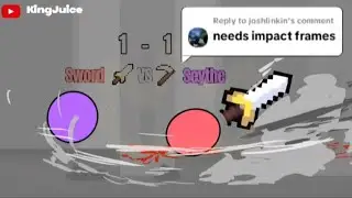 Sword 🗡️ vs Scythe | Weapon Battles by @earlacks