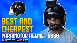 BEST and CHEAPEST paramotor helmet 2021 | bluetooth and PTT