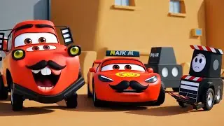 Lightning McQueen Tries Acting - Cars on the Road - Pixar Cars Remake