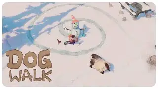A Short Game to Play with Your Dog In Snow | DOGWALK | Gameplay (No Commentary)