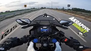 Yamaha R15M HYPER MODE Test with Full System Akrapovič &ndash; Brutal Sound 🔥