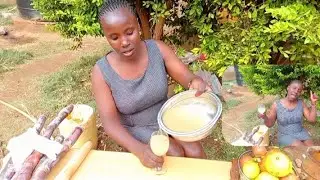 NO MACHINE !! Perfect Juice 🍷Making from a SCRATCH /African village life 🥂