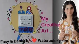 Switchboard Painting  Ideas || Switchboard design ✨/ Easy Wall painting #Youtubeshorts #Shorts 