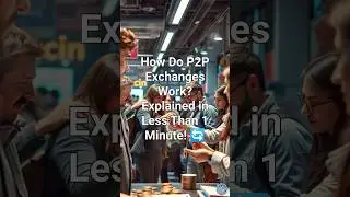 How Do P2P Exchanges Work? Explained in Less Than 1 Minute!  #bitcoin #p2p  #crypto #blockchain