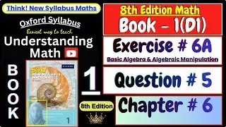 Exercise 6A Question 5 | Chapter 6 | Book 1 (D1) | Think New Syllabus Mathematics 8th Edition