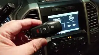 Как завести F150 Lariat 2015 года с севшей батареей: брелок и аварийный ключ
