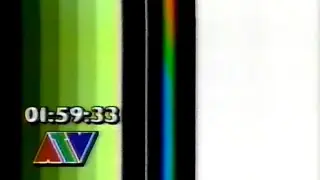 VHS blank tape: CTV commercials and sign off air ending 06/04/1991