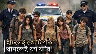 হাঁটলেই কোটিপতি, থামলেই বিপদ! | Movie Explained in Bangla  | Survival Movie Bangla | Asif Quest