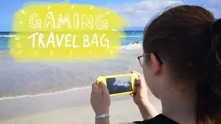 My Gaming Travel Bag // Switch Lite as my perfect Beach Buddy
