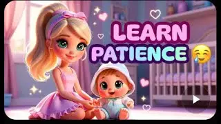 Barbie Learns Patience ⏳ | Cute Baby Poem & Cartoon Song | Toddler Fun