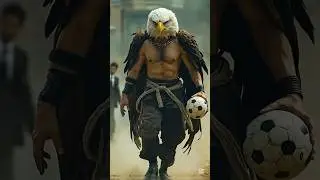 Football Meets Fantasy &ndash; The Legend of the Eagle Player #EagleWarrior#AIAnimation#FantasyAI#viral
