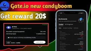Gate IO Exchange Candy Boom Event | Gate.io Eth  New Offer Today | New Crypto Loot Today