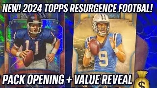 ⚡ NEW! 2024 Topps Resurgence Football! 2 Pack Opening + Value Reveal! 💰 Who is Top Dog?