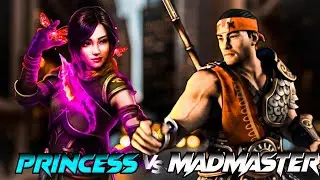 Princess VS Madmaster epic fight 🗿😈 || SHADOW FIGHT 4 ARENA || #shadowfightarena