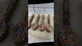 How To Make Chocolate Stirring Spoons~ For Hot Chocolate #choclate #chocolatelover