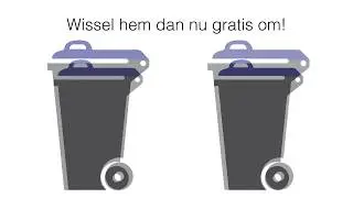 Omruilactie papiercontainer