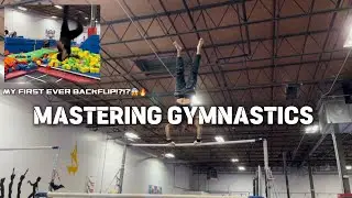 ATTEMPTING MY FIRST EVER BACK FLIP PT.1 (+GYMNASTICS TRAINING 🤸🏾‼️)