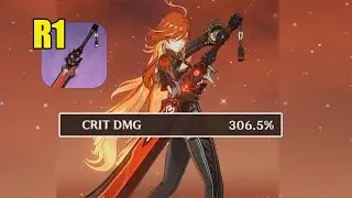 C0 Mavuika with 300% CRIT DMG (Vaporize) - Genshin impact