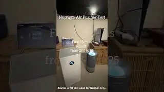 Nutripro Air Purifier Rs 3299 only - CADR estimate at the end #airpurifier #blackfridaydeals