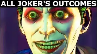 All Joker's Endings & All Final Outcomes - BATMAN Season 2 The Enemy Within Episode 5: Same Stitch