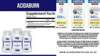 Acidaburn Detox Cleanse Formula Pills for Weight Loss 2021 Review