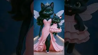 🤯 Mira&rsquo;s Runway Glow-Up! #catfashionshow #aicat #cat