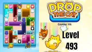 Drop The Cat Level 493 Walkthrough Solution 