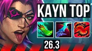 KAYN vs AATROX (TOP) | 44K damage | KR Master | 26.3