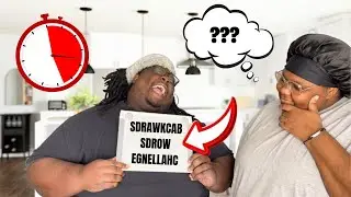Backwards Word Challenge **HILARIOUSLY FUNNY**