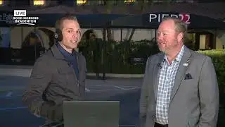 WFTS host James Tully interviews Bradenton mayor Gene Brown