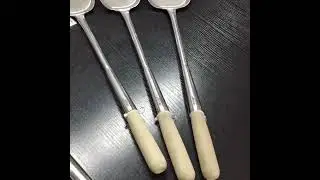 Stainless Steel Spatulas wooden handle