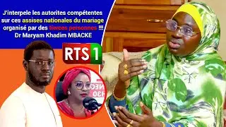 J'interpele les autorit&eacute;s comp&eacute;tentes sur ces assises nationales du mariage organis&eacute; par des tier