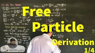 L14.1  The free particle: derivation of the wavefunction