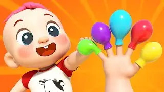 Familia de Dedos de Globos | Dame Mi Piruleta | Tiny Trio Canciones Infantiles
