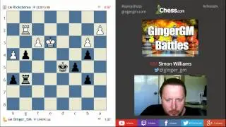 Chess Grandmaster GingerGM Simon Williams Blitz Battle: July 21, 2015