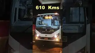 610 Kms New TSRTC Super Luxury Bus #shorts