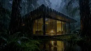 Sounds Of Rain And Thunder For Sleep - Rain Sounds For Sleeping - Sleep FAST & Beat Insomnia, ASMR