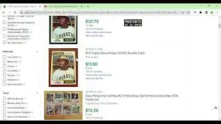 DIY Baseball Card Price Guide - Using eBay to Find Card Values