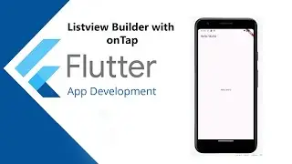 Listview Builder with onTap