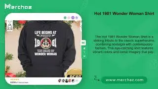Hot 1981 Wonder Woman Shirt