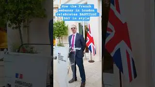 How the #French #embassy in #London celebrates Bastille Day in style