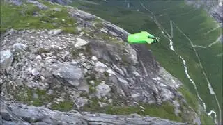 World's Fastest Wingsuit BASE Flyby