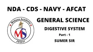 Digestive System Part -1 #General Science #NDA #NAVY #NDAGeneralScience #NavyGS #DigestiveSystem #GS