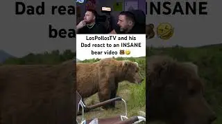 LosPollosTV and his Dad react to an INSANE bear video 🐻🤣