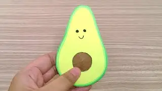DIY Pop It Avocado Fidget Toys | How to make pop it | cara membuat pop it alpukat | DIY Viral