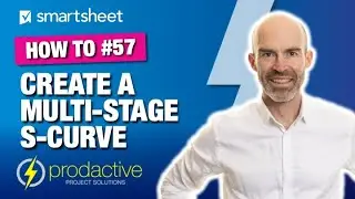 Smartsheet demo to create a multi-stage deliverables tracking S-Curve