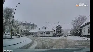 Kako su izgledale bijeljinske ulice pod snijegom (4.1.2026.)