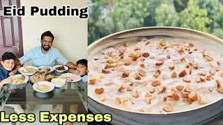 Eid Special Pudding Vlog | No Gelatin No Baking No Condensed Milk | Eid with Aa Haram