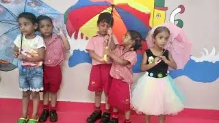 Monsoon Day ☔🌧️ celebration 🎉 at Apple i 🏫#trending #viral #school #kindergarten #youtubeshorts #fun