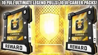10 FULL ULTIMATE LEGEND PULLS! 10 UL CAREER PACK OPENING! | MADDEN 19 ULTIMATE TEAM